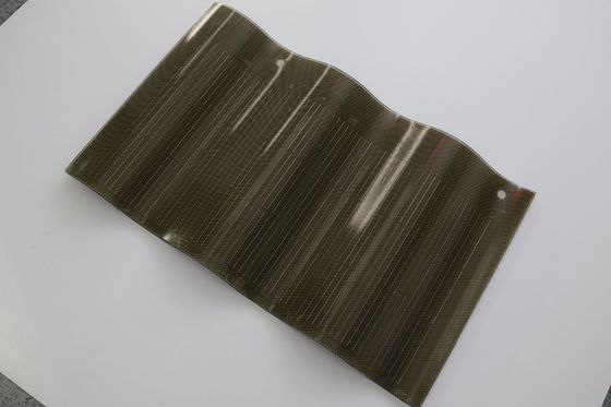 50W piastrelle curve pannelli solari BIPV piastrelle fotovoltaiche rosse CE accreditato e curve design