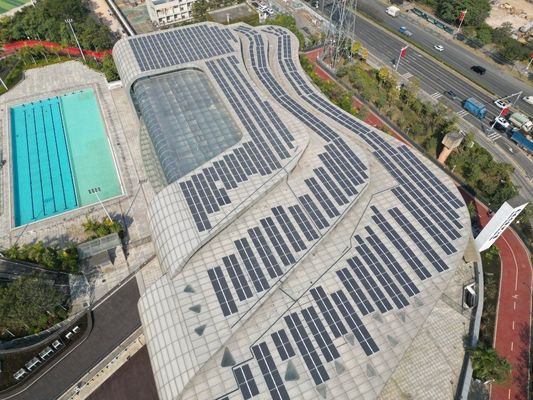 Modulo solare BIPV a circuito aperto leggero semi-morbido flessibile di tensione 53,03V per architettura o agricoltura