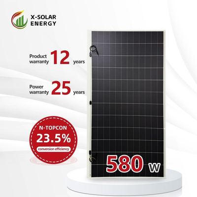 Pannello solare mono da 100 Watt 9bb, rivestimento PET lucido, potenza massima 580W, tensione di funzionamento ottimale 44,19 V, 23% di potenza del modulo fotovoltaico, impermeabile IP67