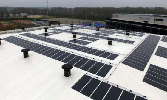 BIPV pannelli fotovoltaici flessibili 200W 480W 580W Modulo fotovoltaico per edifici solari Peso lordo 9,100kg