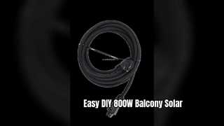 Kit solare per balcone Easy 800W Pannelli flessibili leggeri