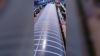 I pannelli solari possono ora essere installati sui tetti curvi