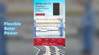 Pannello solare morbido da 580 W per tetti Installazione semplice