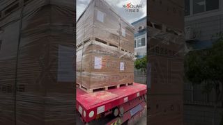 Ogni scatola è una promessa! Processo di invio completo del fotovoltaico flessibile catturato in archivio.